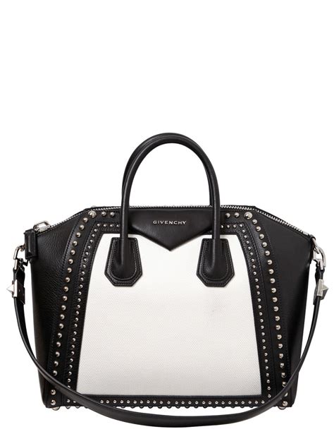 givenchy antigona black and white